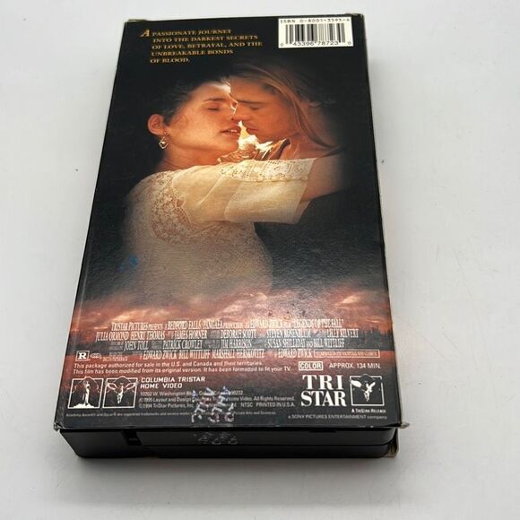 Legends of the Fall VHS 1995 - Brad Pitt - Picture 2 of 3